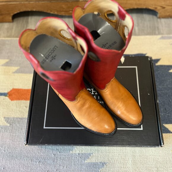Custom Lucchese Burns Cowboy Boots NIB - Picture 3 of 9